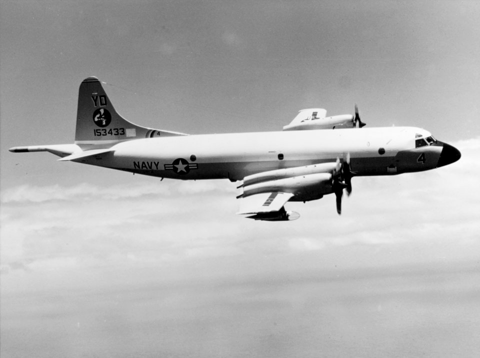 Lockheed P-3B Orion of VP-4 in flight off Oahu on 19 July 1978