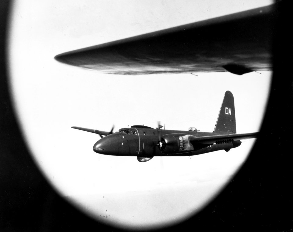 Lockheed P2V Neptune in flight in October 1950