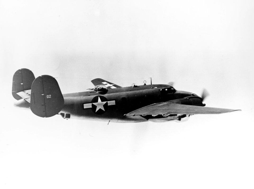 Lockheed PV-2 Harpoon in flight c1944