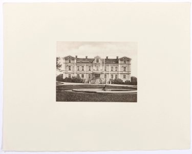Ljustryck över slott och egendomar. Erikslund - Hallwylska museet - 105116