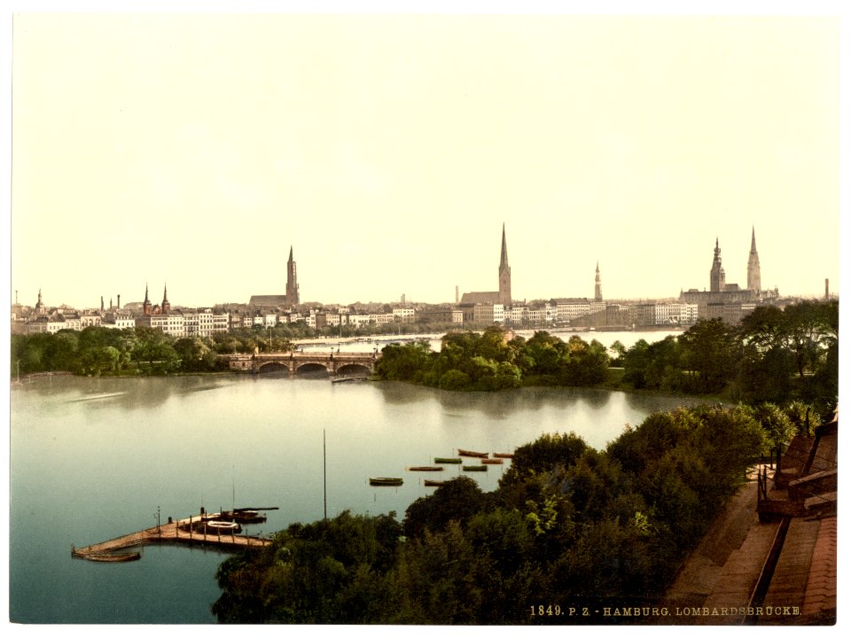 Lombard's Bridge, Hamburg, Germany-LCCN2002713693