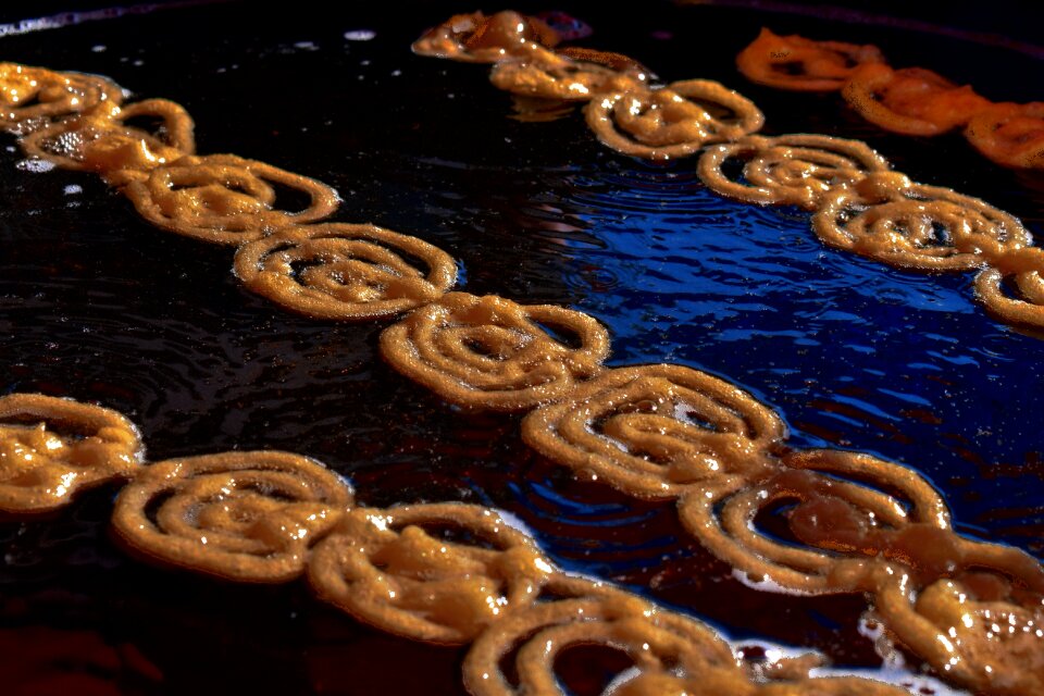 Circular shapes dessert brown dessert
