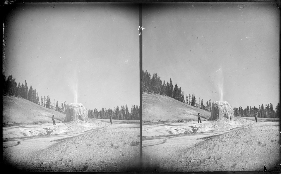 Lone Star Geyser. Yellowstone National Park - NARA - 517257