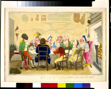 Loo in the kitchin (sic) or, High life below stairs - Wooddward del. ; Cruckshank(sic)sc. LCCN91721434 photo