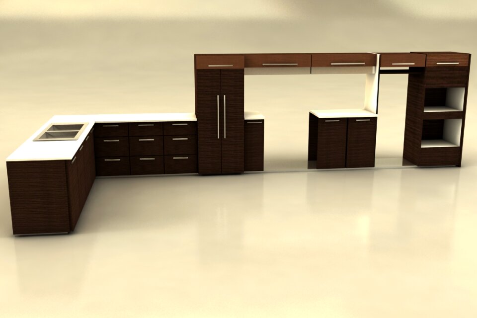 Contemporary wood vacuum