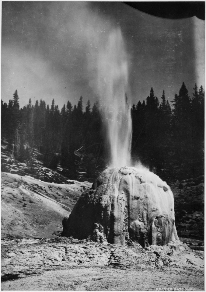 Lone Star Geyser, Yellowstone National Park - NARA - 516853