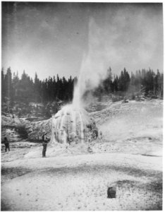 Lone Star Geyser. Yellowstone National Park - NARA - 517256