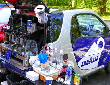 Business idea small car tea