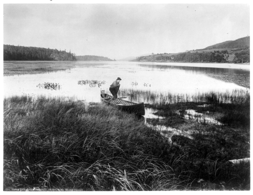 Long Lake, Adirondacks. North from Moose Island LCCN2004670939