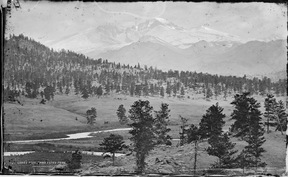 Long's Peak, from Estes Park. Boulder County, Colorado - NARA - 517080
