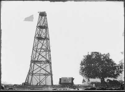 Lookout tower on Bermuda Hundred line, near Point of Rocks - NARA - 524880