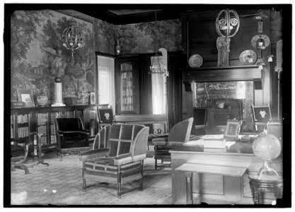 LONG, BRECKENRIDGE. 3RD ASST. SECRETARY OF STATE, 1918. RESIDENCE, LOANED TO BRITISH COMMN.; INTERIORS LCCN2016867580