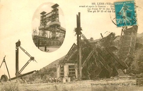 Loos-en-Gohelle - Fosse n° 15 - 15 bis des Mines de Lens (08)