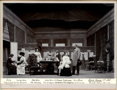 Lord Quex, Dramatiska teatern 1901. Föreställningsbild - SMV - H13 046