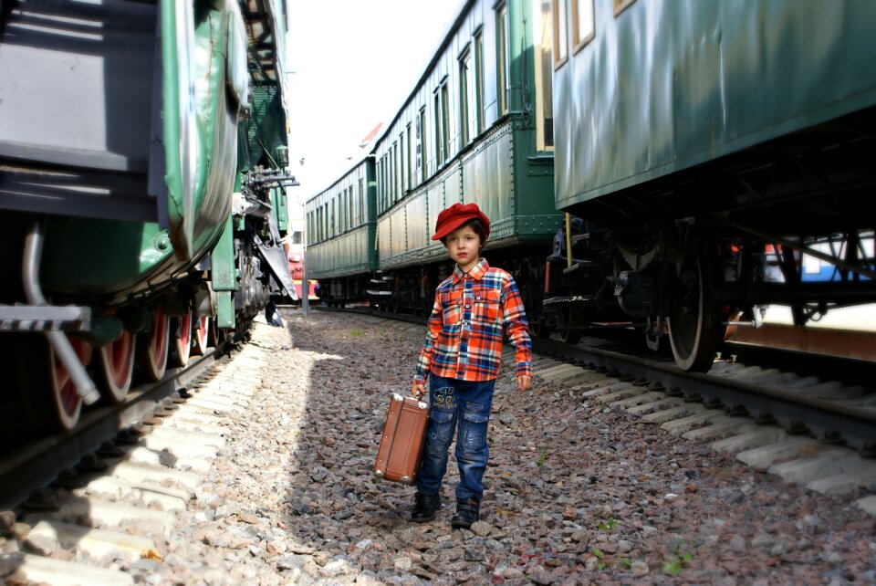 Industry railway track station