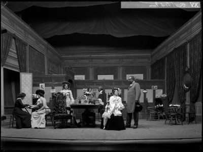 Lord Quex, Dramatiska teatern 1901. Föreställningsbild - SMV - DrT048