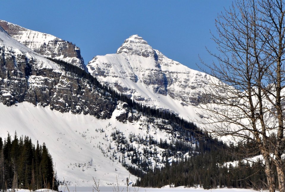 Lone Walker Mountain snowy