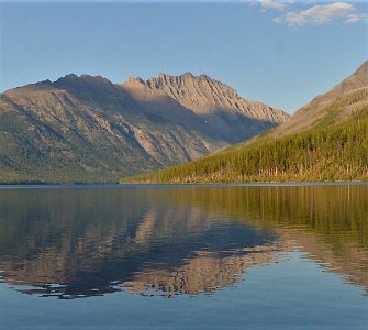 Long Knife Peak, Kintla Lake photo