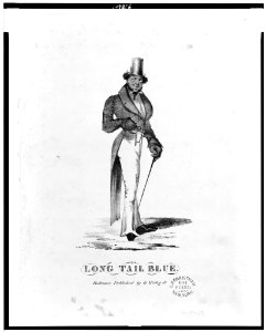 Long tail blue - Willig's lith. LCCN94502311