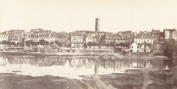 Lorient en 1866 - vasière coté Kergroise
