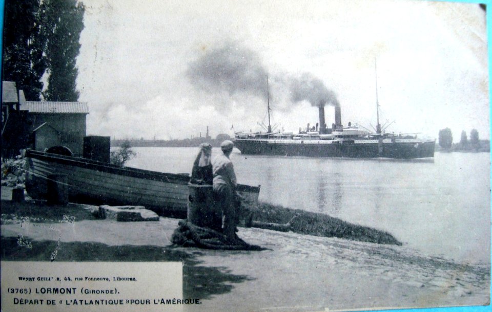 Lormont - départ de l'Atlantique pour les Amériques