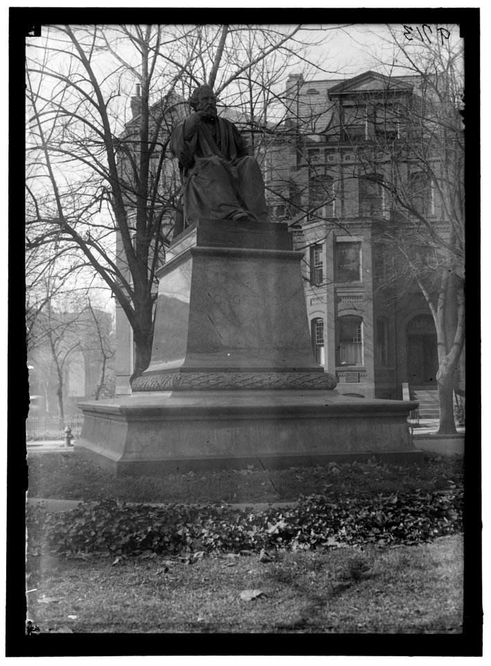 LONGFELLOW, HENRY WADSWORTH. STATUE LCCN2016868576