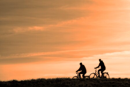 Men bicycle cycling photo