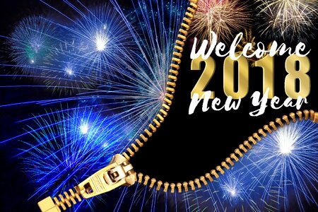 Turn of the year new year's eve 2018 celebrate