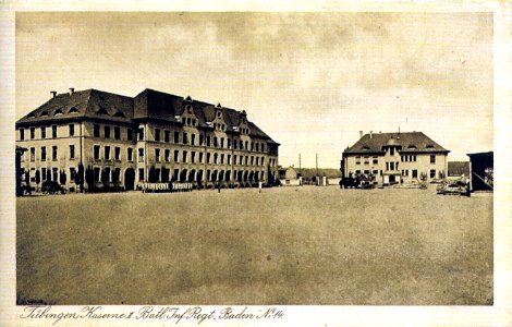 Loretto-Kaserne vom Hof (AK F Reder ca1921 TPk129)