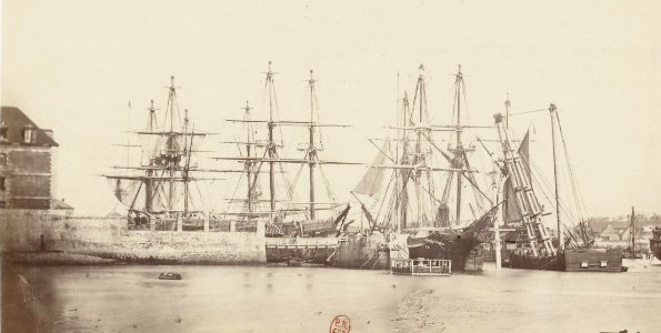 Lorient en 1866 - avant port