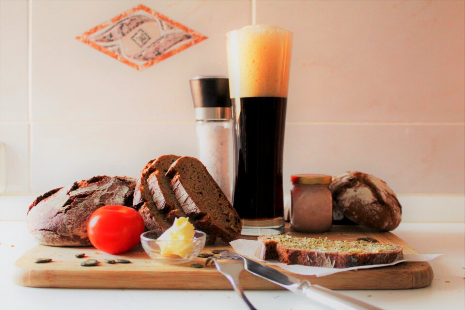 Beer bread dark beer
