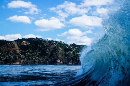 Waves nature highland