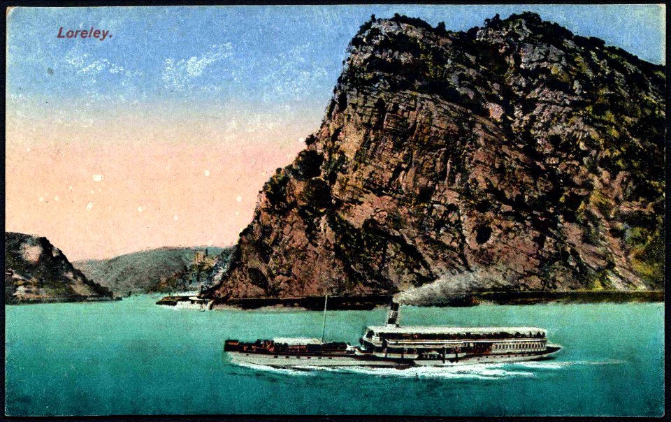 Loreley with ship