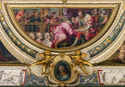 Lorenzo di Magnifico visits king Ferdinand of Aragon in Naples (Palazzo Vecchio, Florence)