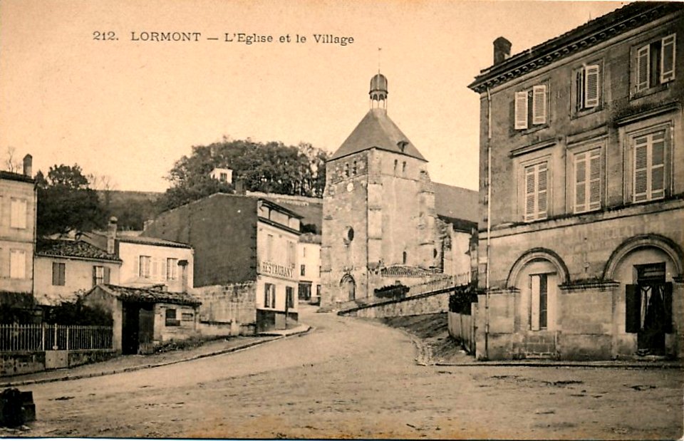 Lormont-gironde-leglise-et-le-village