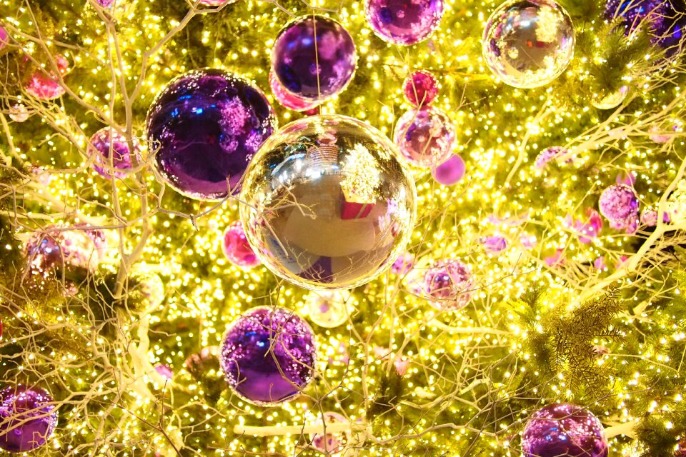 Ornament the nativity city tree
