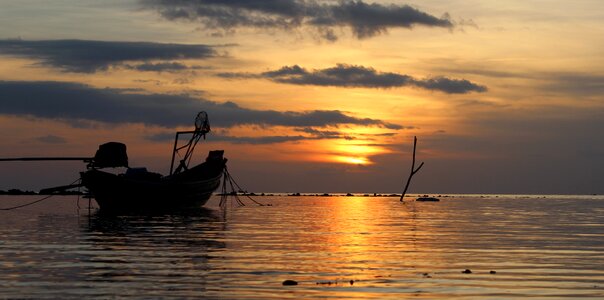 Boat sea ocean photo