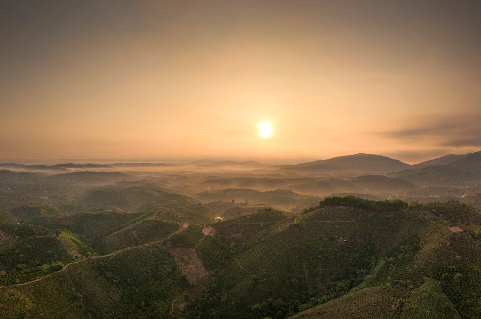 Vietnam sunshine lanscape