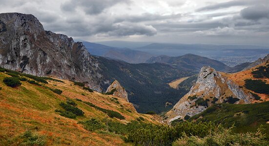 Trail top view poland photo