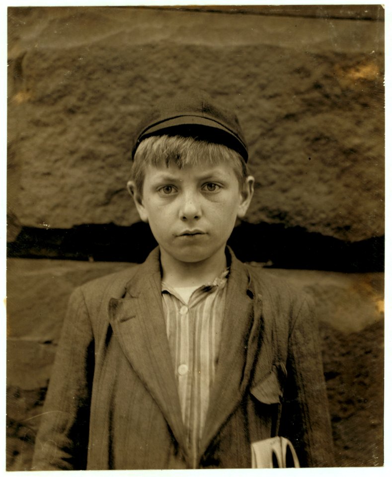 Louis Birch, 4th & Pine Sts. Newsboy, 12 years of age. Just started selling. Made 10 cents one day. Father dead. While not under any compulsion to sell papers, Louis, of his own accord, took LOC nclc.03591