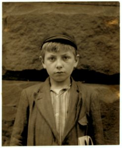 Louis Birch, 4th & Pine Sts. Newsboy, 12 years of age. Just started selling. Made 10 cents one day. Father dead. While not under any compulsion to sell papers, Louis, of his own accord, took LOC nclc.03591