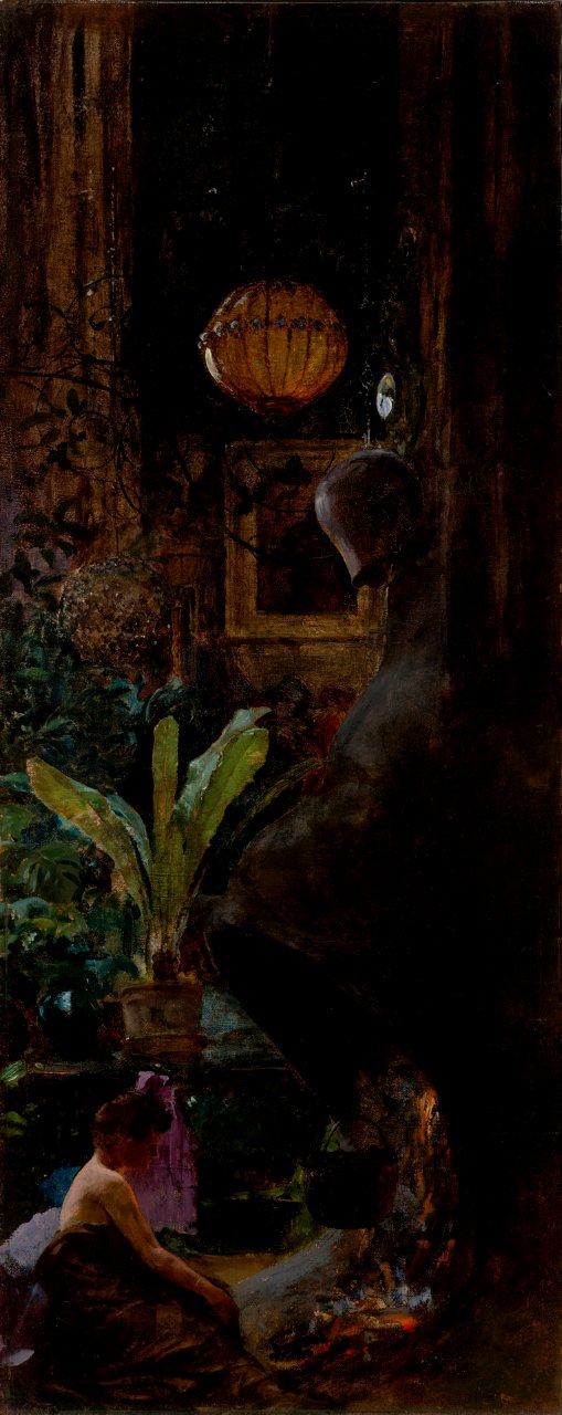 Louis Comfort Tiffany - A Corner of the 72nd Street Studio - 1955.13.1 - Yale University Art Gallery