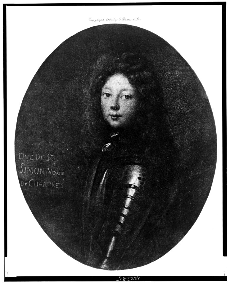 Louis de Rouvroy, duc de Saint-Simon, half-length portrait, facing slightly left LCCN99404621
