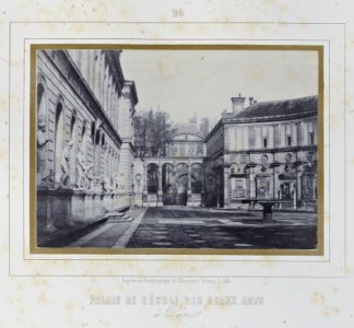 Louis Désiré Blanquart-Evrard, Album photographique de l'artiste et de l'amateur, planche 20, Palais de l'École des Beaux-Arts