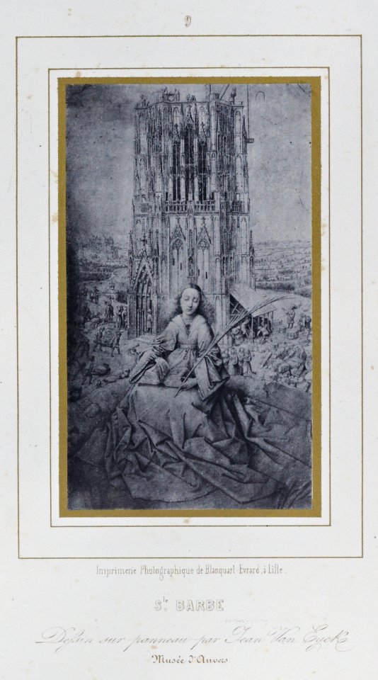 Louis Désiré Blanquart-Evrard, Album photographique de l'artiste et de l'amateur, planche 9, St. Barbe