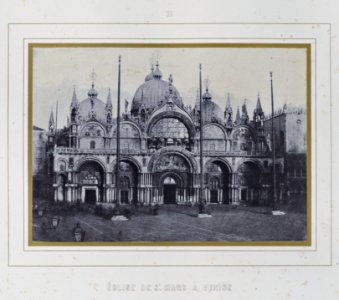 Louis Désiré Blanquart-Evrard, Album photographique de l'artiste et de l'amateur, planche 10, Église de St. Marc à Venise