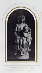 Louis Désiré Blanquart-Evrard, Album photographique de l'artiste et de l'amateur, planche 7, La vierge de Michel-Ange