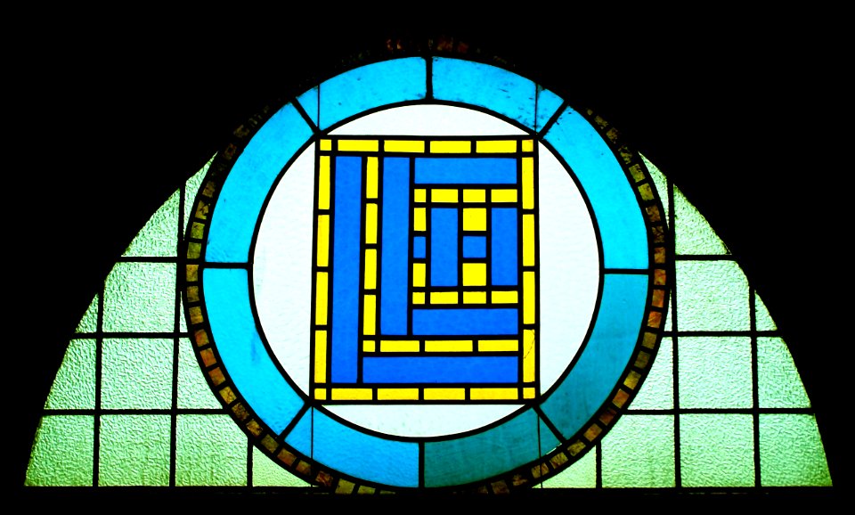 Louis Eilers Hannover Herrenhausen-Stöcken Emblem über dem Büroaufgang