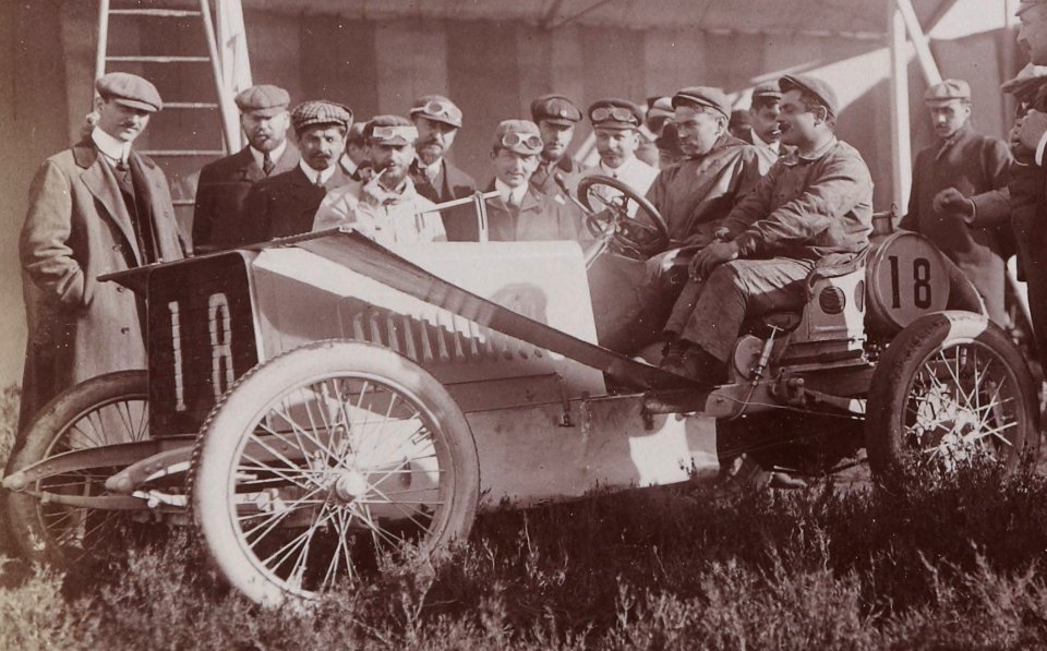 Louis Wagner sur Darracq en 1905
