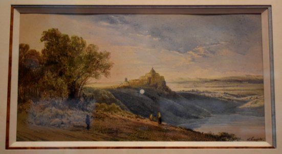 Louis-Auguste Lapito - Vue de Castel Gondolfo